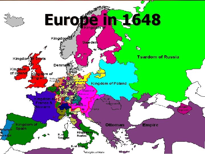 Europe in 1648 