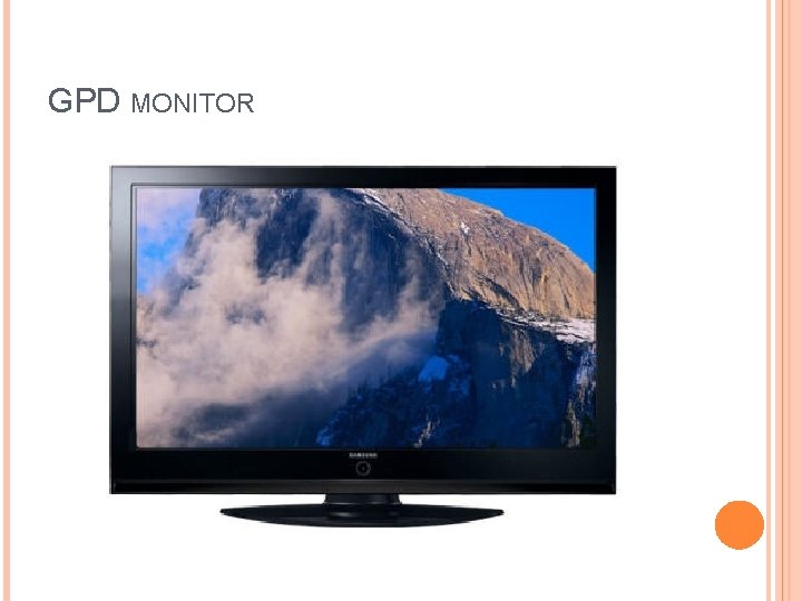 GPD MONITOR 