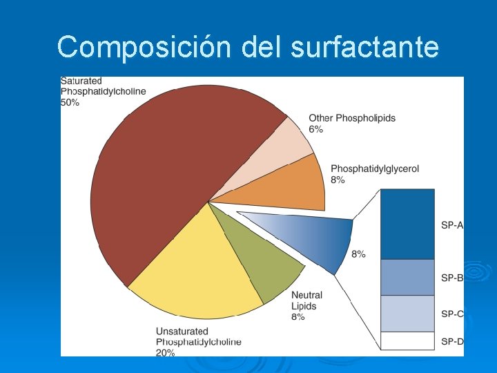 Composición del surfactante 