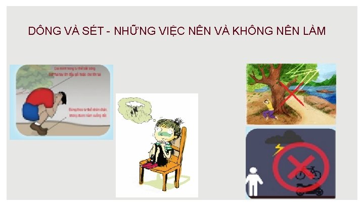 DÔNG VÀ SÉT - NHỮNG VIỆC NÊN VÀ KHÔNG NÊN LÀM 98 