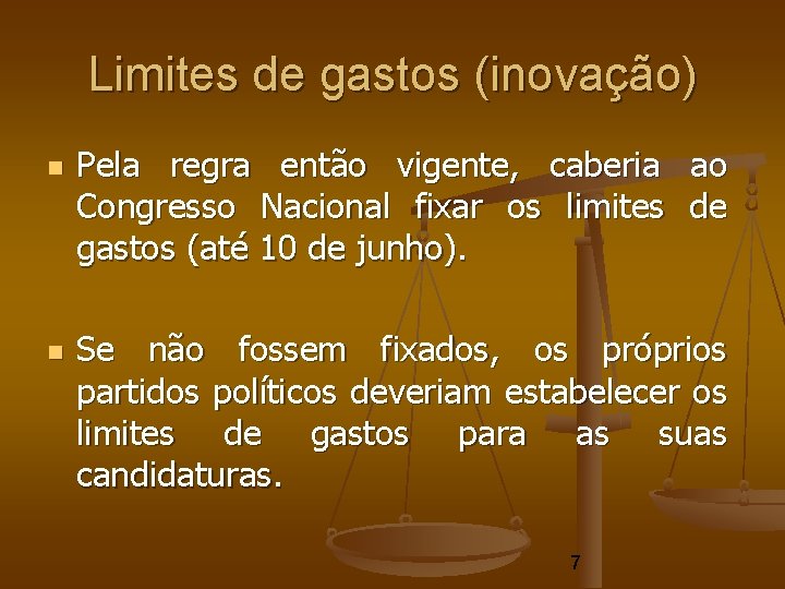 Limites de gastos (inovação) Pela regra então vigente, caberia ao Congresso Nacional fixar os Limites de gastos (inovação) Pela regra então vigente, caberia ao Congresso Nacional fixar os