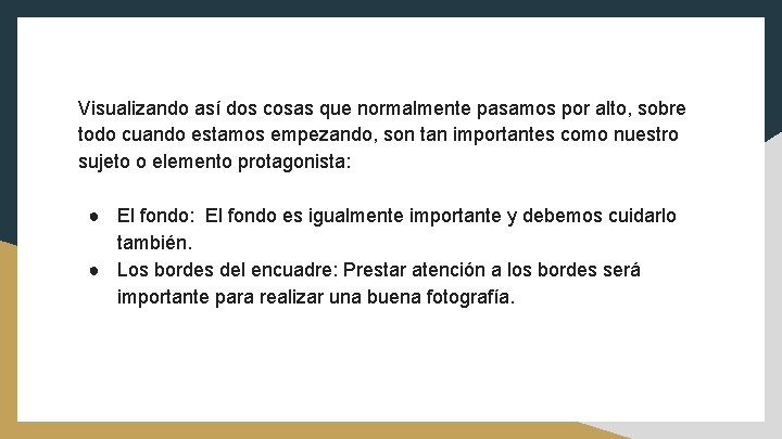 Visualizando así dos cosas que normalmente pasamos por alto, sobre todo cuando estamos empezando,