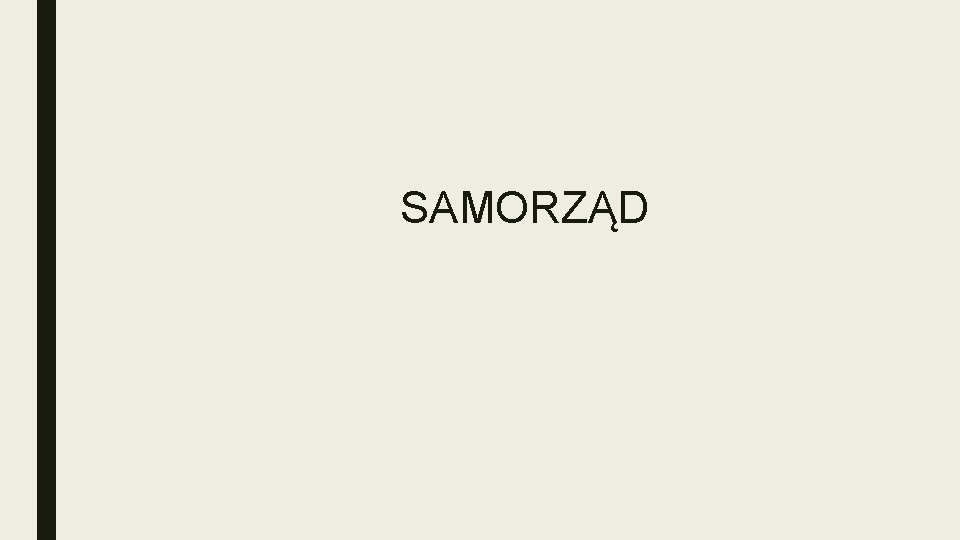 SAMORZĄD 