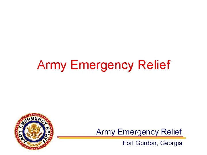 Army Emergency Relief 