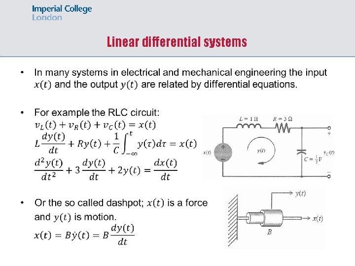 Linear differential systems 