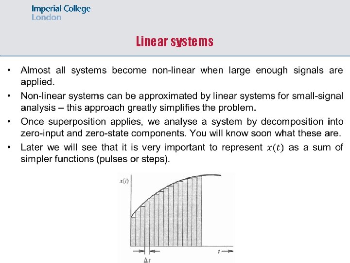 Linear systems 