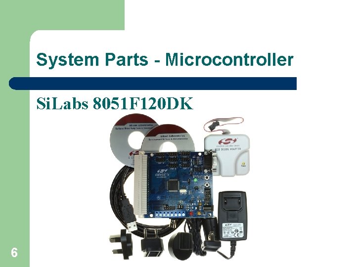 System Parts - Microcontroller Si. Labs 8051 F 120 DK 6 