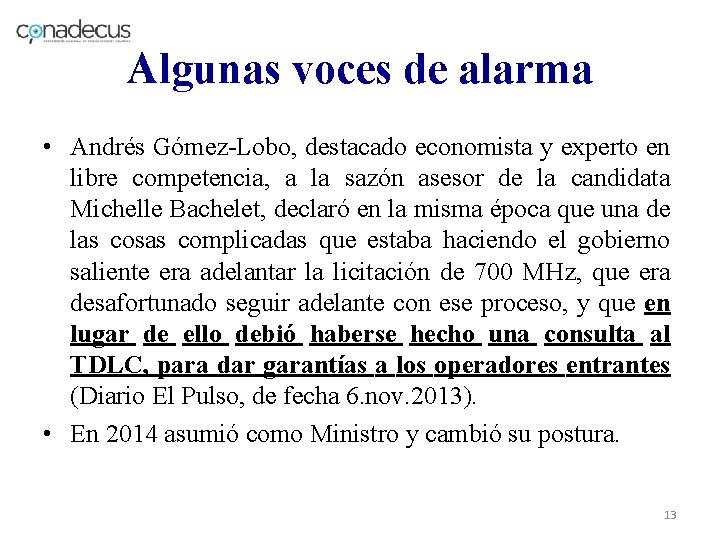 Algunas voces de alarma • Andrés Gómez-Lobo, destacado economista y experto en libre competencia,