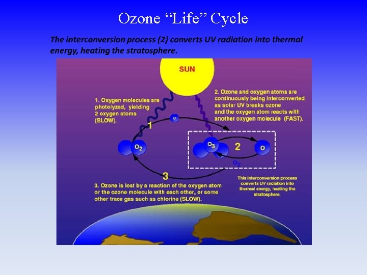 Ozone “Life” Cycle 