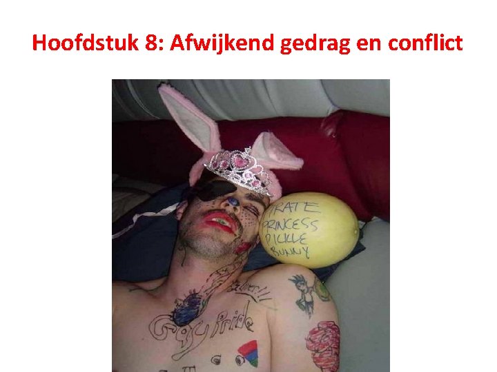 Hoofdstuk 8: Afwijkend gedrag en conflict 