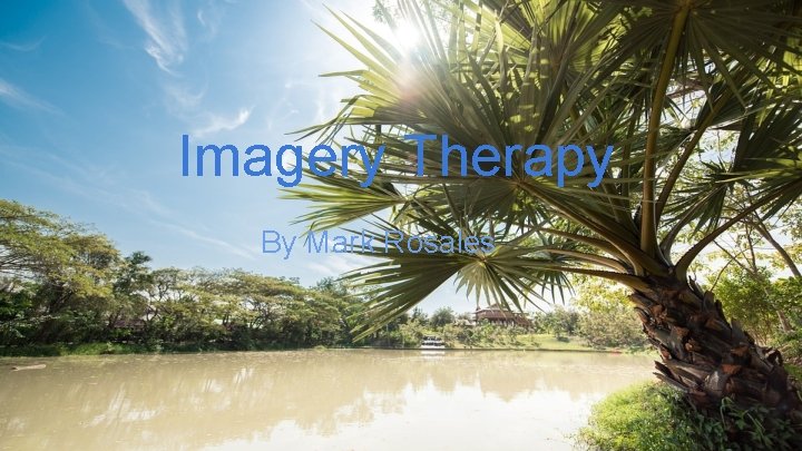 Imagery Therapy By Mark Rosales 