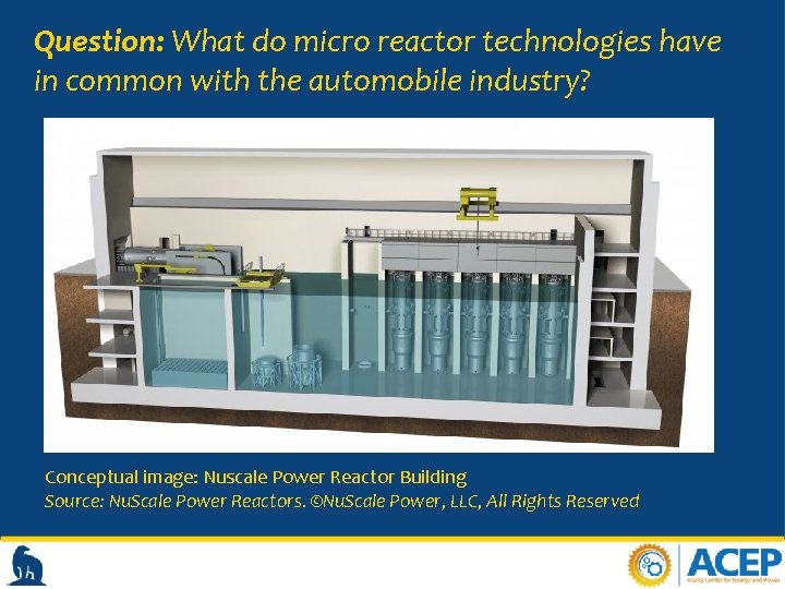 Question: What do micro reactor technologies have in common with the automobile industry? Conceptual