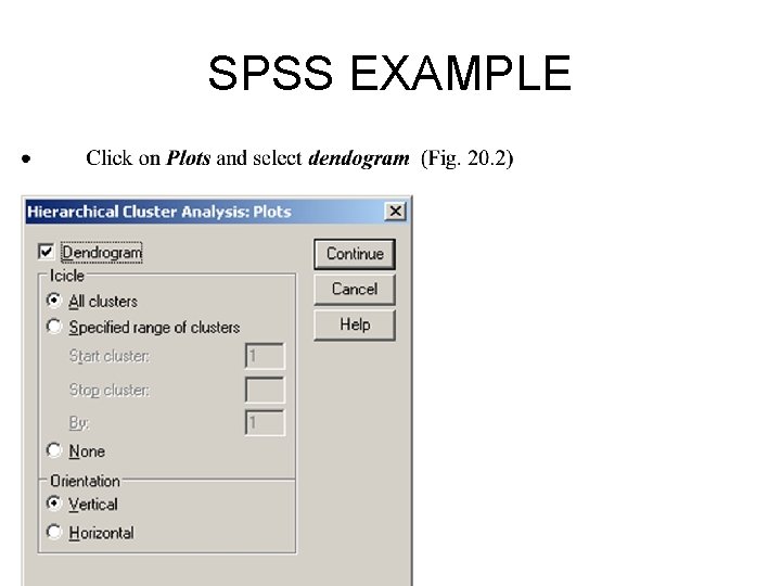 SPSS EXAMPLE 