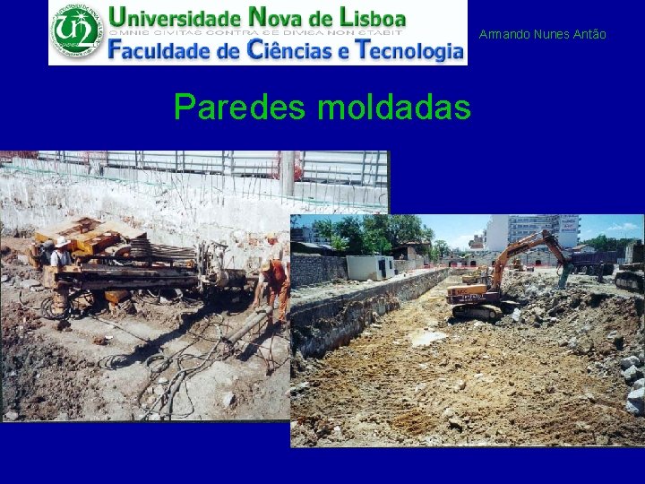 Armando Nunes Antão Paredes moldadas 