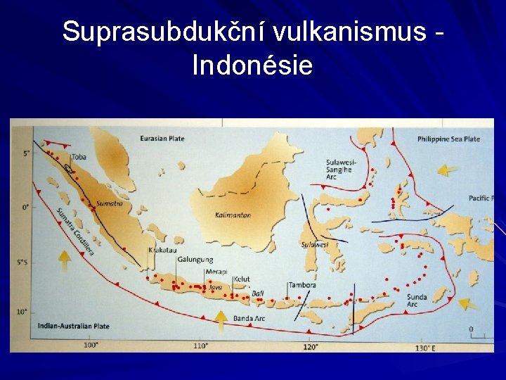 Suprasubdukční vulkanismus Indonésie 