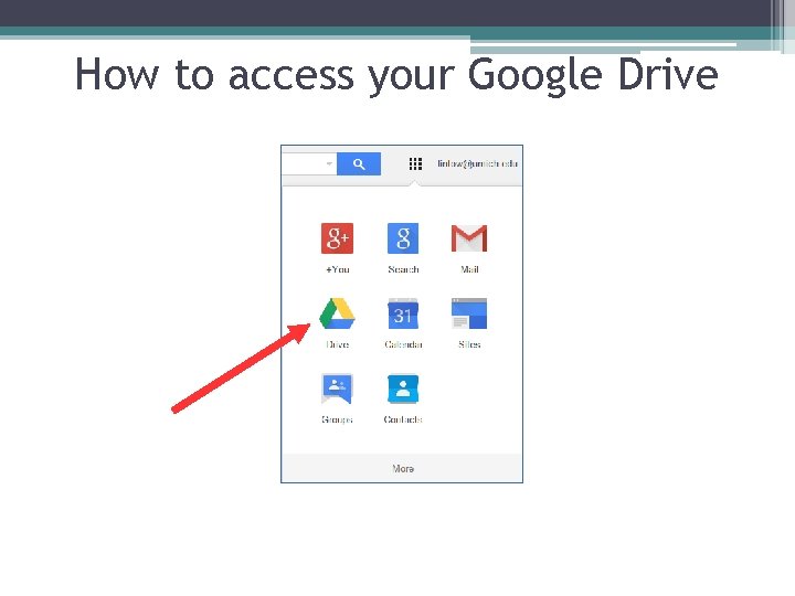 How to access your Google Drive 