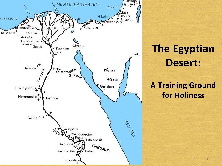 The Egyptian Desert: A Training Ground for Holiness 8 