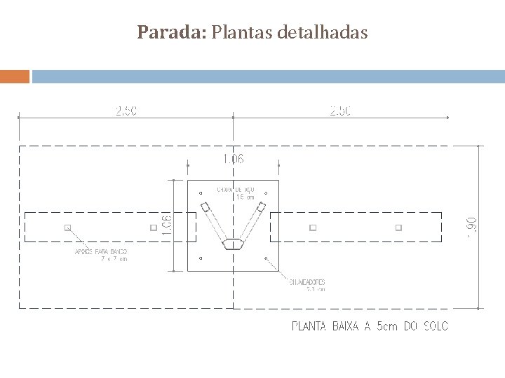 Parada: Plantas detalhadas 