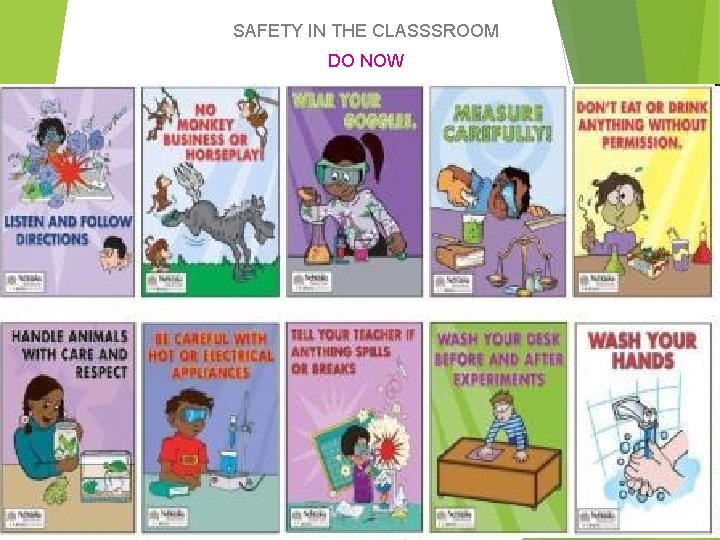 SAFETY IN THE CLASSSROOM DO NOW 