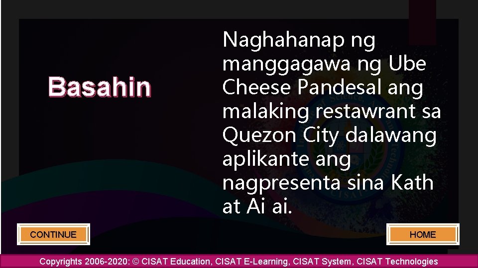 Basahin CONTINUE Naghahanap ng manggagawa ng Ube Cheese Pandesal ang malaking restawrant sa Quezon