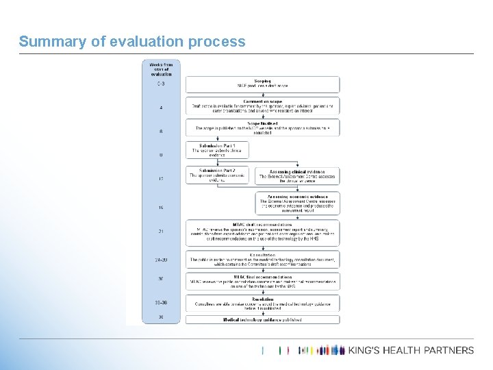 Summary of evaluation process 