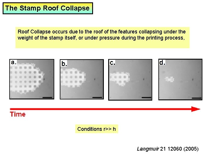 The Stamp Roof Collapse occurs due to the roof of the features collapsing under