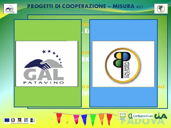 PROGETTI DI COOPERAZIONE – MISURA 421 PROGETTO DI COOPERAZIONE TRANSNAZIONALE REM – RURAL EMOTION