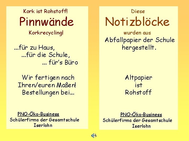 Kork ist Rohstoff! Pinnwände Korkrecycling! . . . für zu Haus, . . .