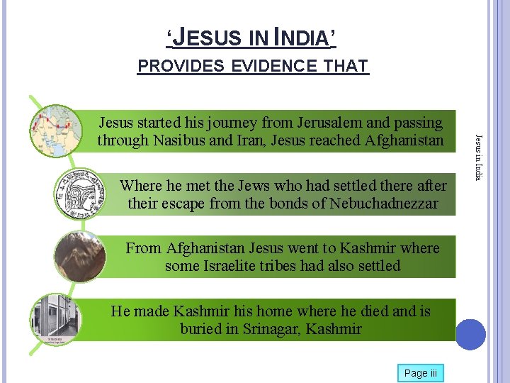 ‘JESUS IN INDIA’ PROVIDES EVIDENCE THAT Where he met the Jews who had settled