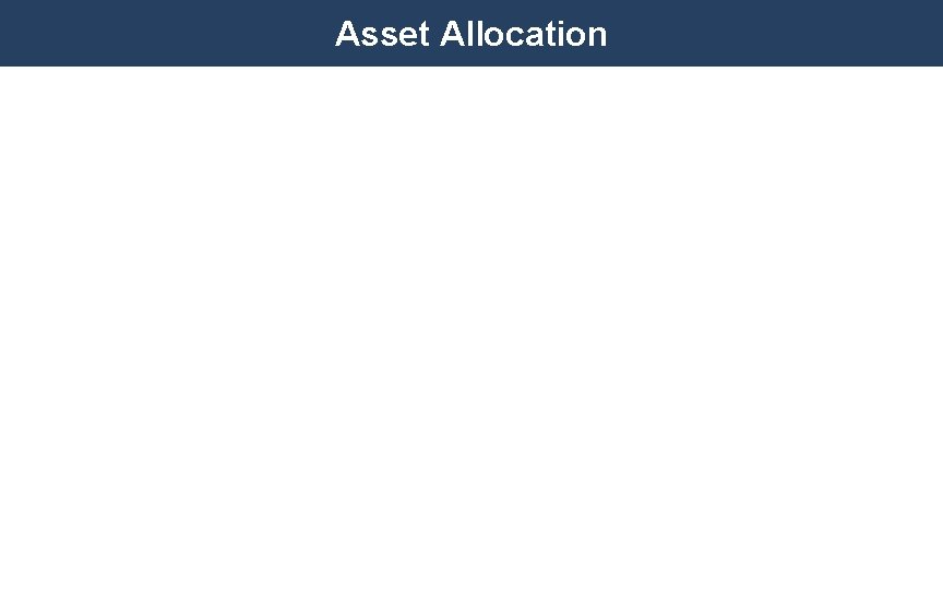 Asset Allocation 