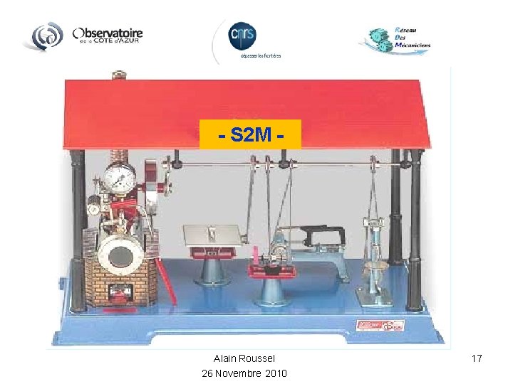 - S 2 M - Alain Roussel 26 Novembre 2010 17 