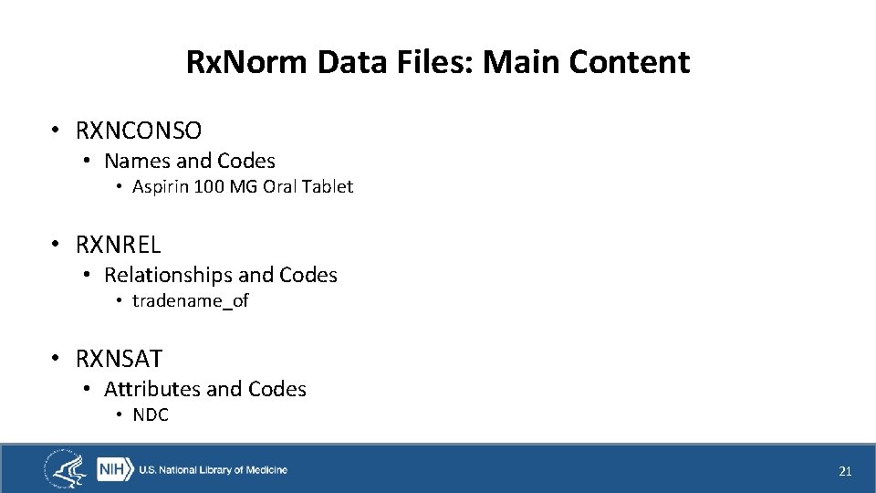 Rx Norm 101 In Hye Cho National Library