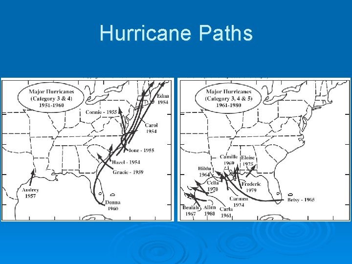 Hurricane Paths 