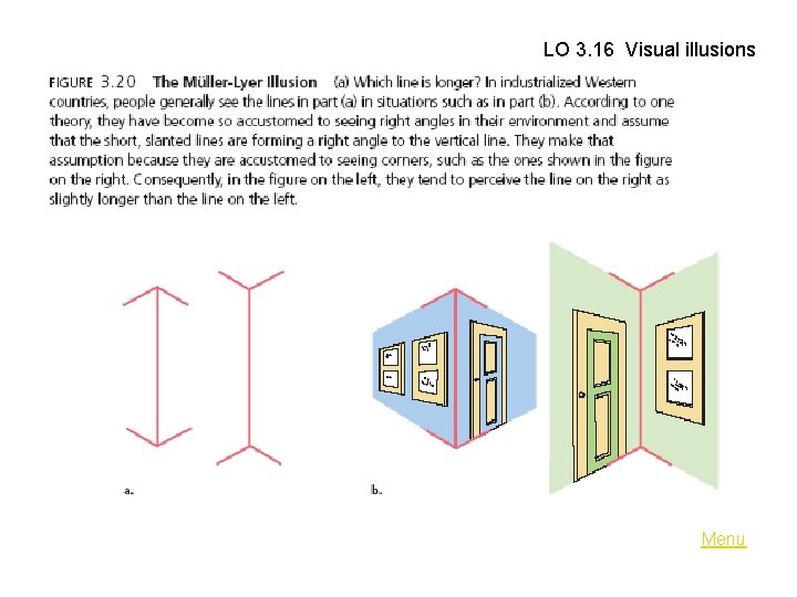 LO 3. 16 Visual illusions Menu 