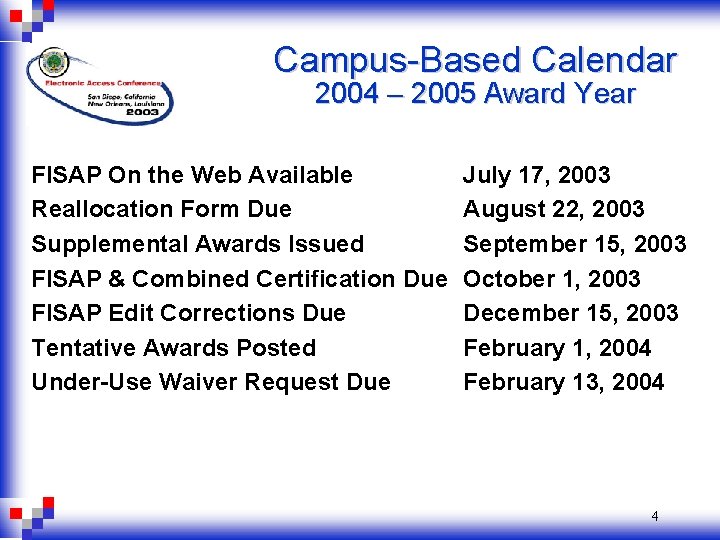 Session 7 Using the e CampusBased System Dorothy