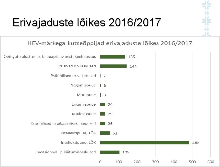 Erivajaduste lõikes 2016/2017 