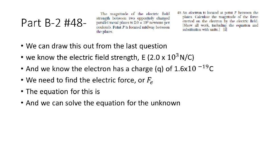 Part B-2 #48 • 