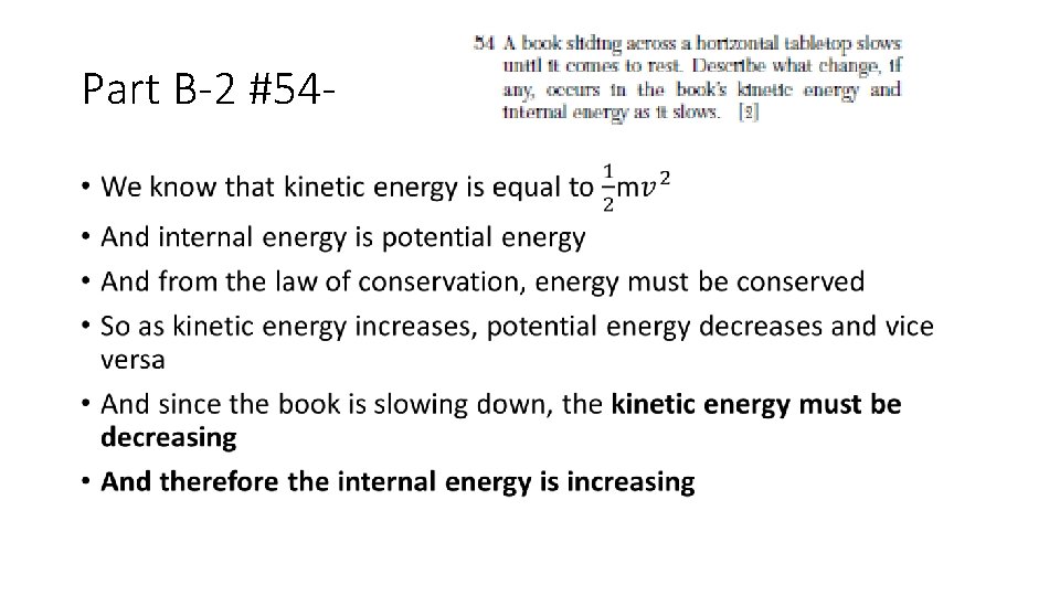 Part B-2 #54 • 