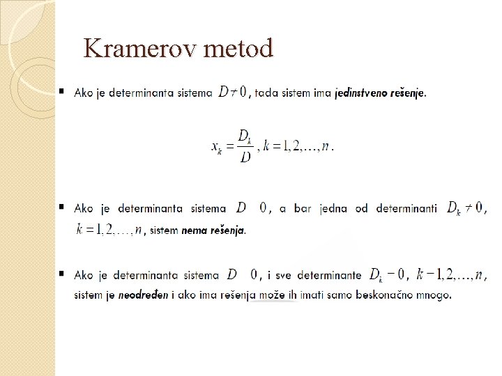 Kramerov metod 