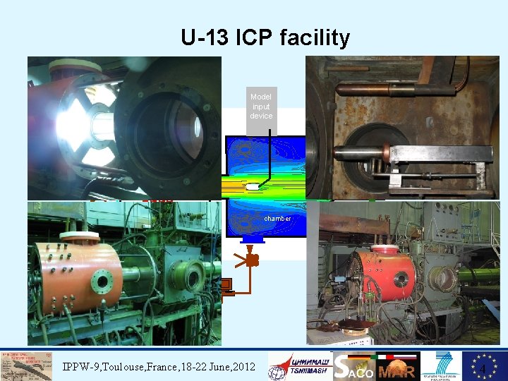 U-13 ICP facility RF Generator Model input device Exhaust system diffuser ICP heater Gas