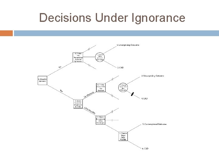 Decisions Under Ignorance Decisions Under Ignorance