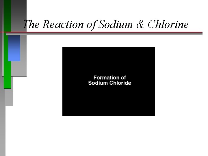 The Reaction of Sodium & Chlorine 