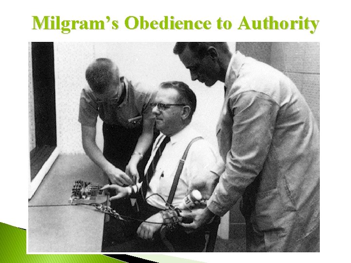 Milgram’s Obedience to Authority 