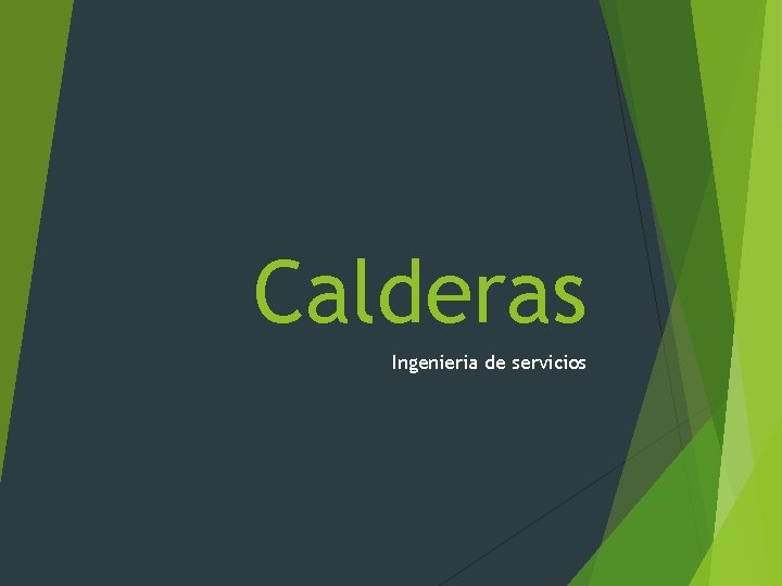 Calderas Ingenieria de servicios 