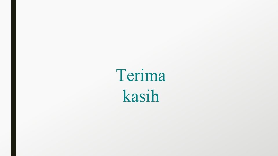 Terima kasih 