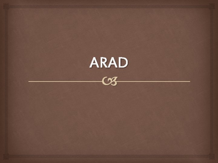 ARAD 