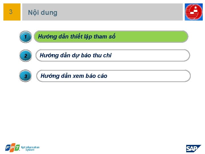 3 Nội dung 1 Hướng dẫn thiết lập tham số 2 Hướng dẫn dự