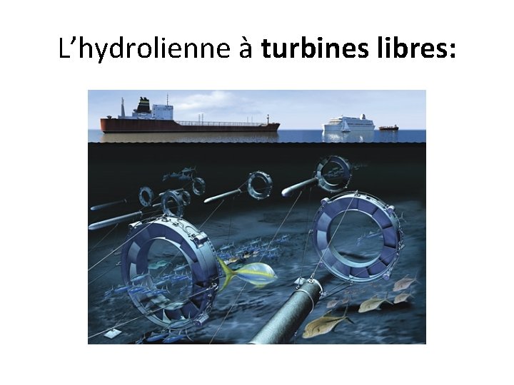 L’hydrolienne à turbines libres: 