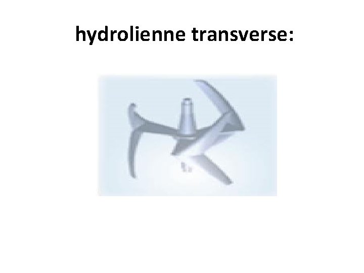 hydrolienne transverse: 