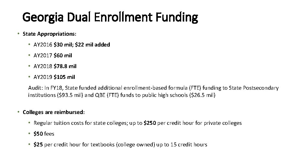 Dual Enrollment Changes Effective July 1 2015